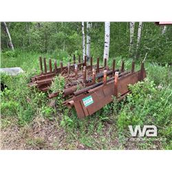 LOW RACK OF PIPE, FLAT STEEL & TUBING