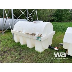 500 GAL. POLY TANK