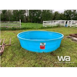 500 GAL. BLUE STOCK TANK