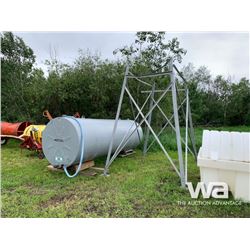 1,000 GAL. DBL WALL FUEL TANK & STAND
