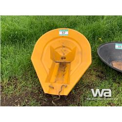 YELLOW AUGER HOPPER