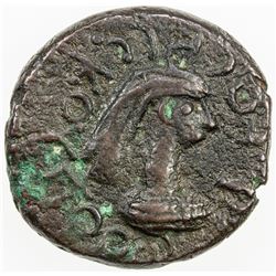 BOSPOROS: Rhescuprois VI, with Constantine I, 324-337 AD, AE stater (7.21g), BE 623 (326-327 AD). VF