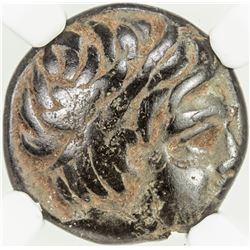 MACEDONIAN KINGDOM: Phillip II, 359-336 BC, AE 18mm. VF