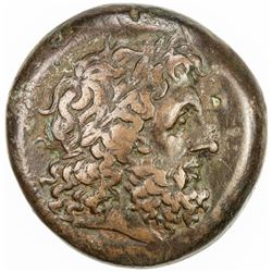 PTOLEMAIC KINGDOM: Ptolemy I Soter, 305-282 BC, AE diobol (28 mm) (19.10g), Alexandreia. VF