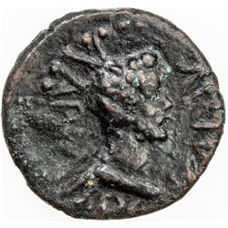 TYRA: Hadrian, 117-138 AD, AE 19 (4.31g). VF