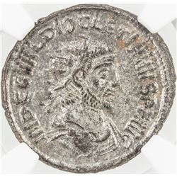 ROMAN EMPIRE: Diocletian, 284-305 AD, BI antoninianus, ND. NGC MS