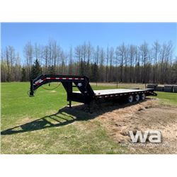 2005 PJ 5TH WHEEL TRIDEM FLAT DECK TRAILER