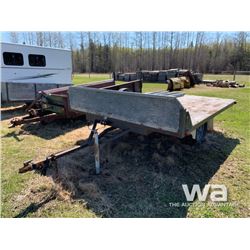 S/A FLAT DECK TRAILER
