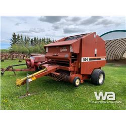 HESSTON 514 ROUND BALER