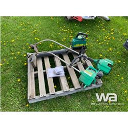 (2) WEEDEATER STRING TRIMMERS & LEAF BLOWER