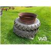 Image 1 : (2) TRACTOR TIRES & RIM