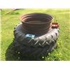 Image 3 : (2) TRACTOR TIRES & RIM