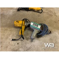 (2) 1/2" ELECTRIC IMPACT WRENCHES