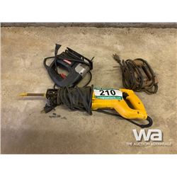 SABRE SAW & (2) JIGSAWS