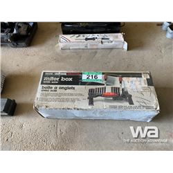MITRE SAW BOX