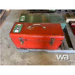 RED TOOL BOX & TOOLS