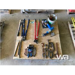CHAIN PLIERS, C-CLAMPS, BARS, BOLT CUTTERS