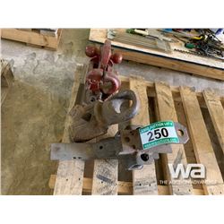 PINTLE, BALL & CLEVIS  HITCHES