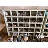 Image 2 : WHITE WOOD BOLT BIN & CONTENTS