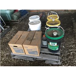 PALLET OF ENGINE & GEAR OIL