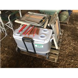 COOLER & LAWN CHAIRS