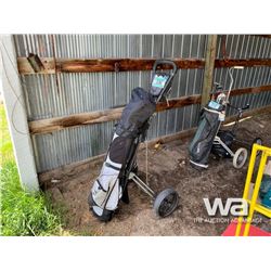 GOLF CLUBS WITH PULL CART