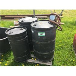 BLACK POLY BARRELS & PUMP