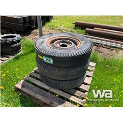 (3) 7.50-17 TRUCK TIRES & RIMS