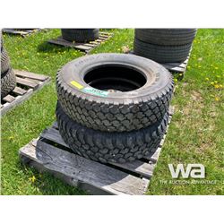 (2) WRANGLER LT225/75R16 TIRES