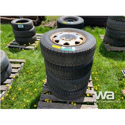 (4) BLIZZAK 205/75R15 TIRES & RIMS