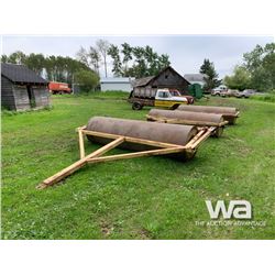 (3) SECTIONS OF 10 FT. LAND ROLLERS