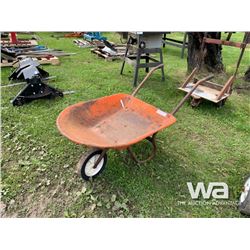 ORANGE WHEEL BARREL