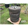 Image 1 : (4) GOODYEAR 265/70R17 TIRES & RIMS