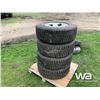 Image 3 : (4) GOODYEAR 265/70R17 TIRES & RIMS