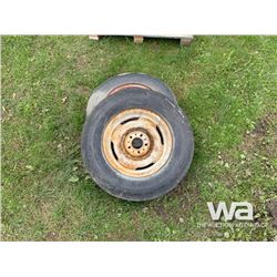 (2) TIRES & RIMS