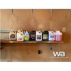 OIL, WASHER FLUID, ANTI-FREEZE
