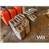 Image 1 : (4) METAL JERRY CANS