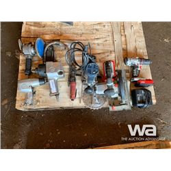 PORTER CABLE SAW, DRILL, ULTRA PRO AIR TOOLS