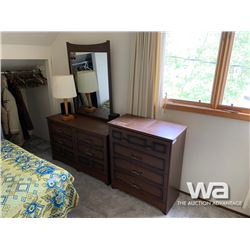 DRESSER WITH MIRROR & TALL DRESSER