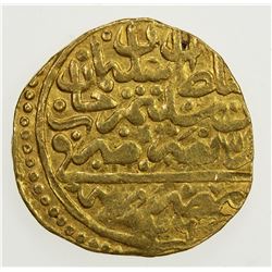 EGYPT: Süleyman I, 1520-1566, AV sultani (3.51g), Misr, AH926, A-1317, Fine to VF.