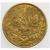 Image 1 : TURKEY: Abdul Hamid II, 1876-1909, AV 50 kurush, Kostantiniye, AH1293 year 28. AU