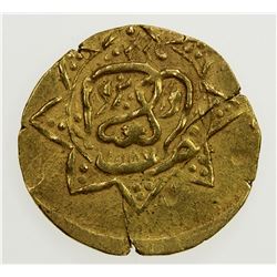 ZAND: Karim Khan, 1753-1779, AR 1/4 mohur (2.84g), Yazd, AH1187. VF