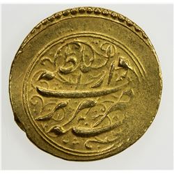 QAJAR: Muhammad Shah, 1837-1848, AV toman (3.43g), Tabriz, AH1255. VF
