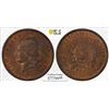 Image 1 : ARGENTINA: Republic, AE 2 centavos, 1891. PCGS MS64