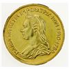 Image 1 : AUSTRIA: AV medalet (3.62g), ND, AGW 0.1047 oz, 20mm 0.900 gold medalet for Maria Theresa