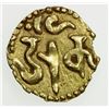 Image 2 : CEYLON (MEDIEVAL): Anonymous, 10th-11th century, AV aka (1/8 kahavanu) (0.48g). EF