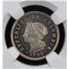 Image 1 : COLOMBIA: Republic, 5 centavos, 1900. NGC MS64