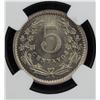 Image 2 : COLOMBIA: Republic, 5 centavos, 1900. NGC MS64