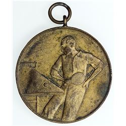EGYPT: AE medal (28.53g), 1940/41, Table Tennis, EF