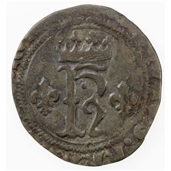 FRANCE: Charles VIII, 1483-1497, BI karolus, La Rochelle. F